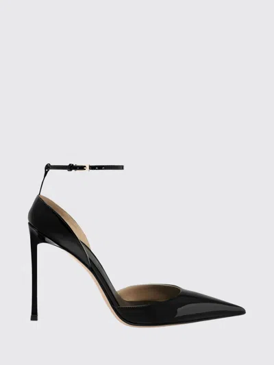 Tom Ford Patent Leather Vertigo Ankle Strap Pump In Black