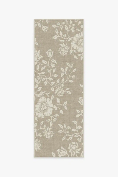 Ruggable Mallow Flower Natural Stone Flatwoven Rug By Morris & Co. In ...