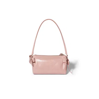 Miu Miu Shiny Leather Pouch In Pattern