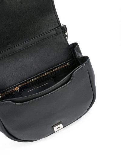 Shop Marc Jacobs Kiki Saddle Bag In Black