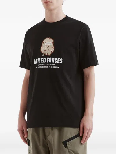 Fingercroxx Graphic-print T-shirt In Black