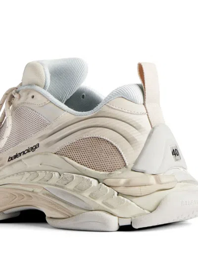 Balenciaga Triple S.2 Gandient Mesh And Nylon Inserts With Used-effect In Neutral