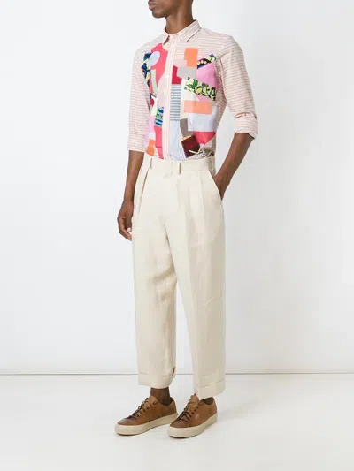 Junya Watanabe Patchwork Shirt In Multi