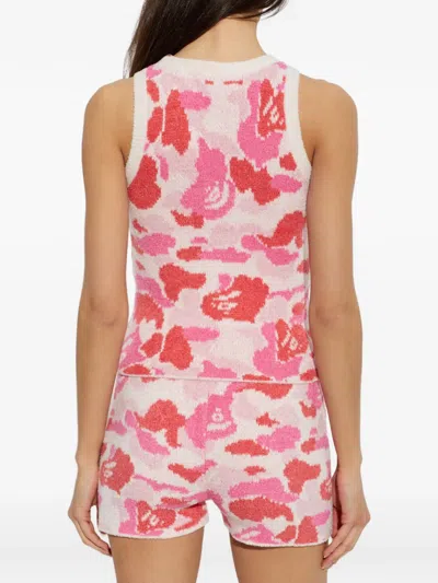 A Bathing Ape Camouflage-pattern Tank Top In Multi