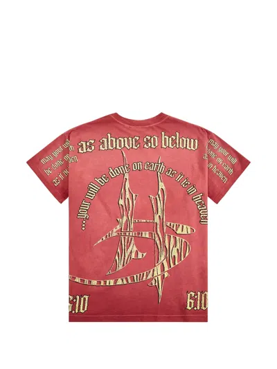 Hellstar Graphic-print T-shirt In Red
