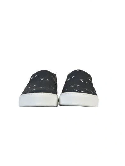 Shop Kenzo Eye Print Slip-on Sneakers In Black