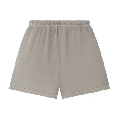 Essentials Gray Training Classic Sweat Shorts In Neutral