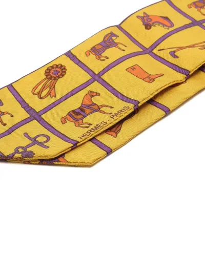 Hermes Hermès Silk Twilly In Multi