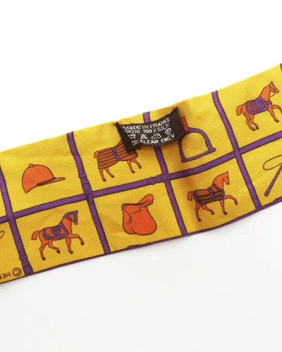 Hermes Hermès Silk Twilly In Multi