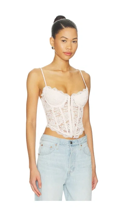 Majorelle Lorena Bustier Top In Pink