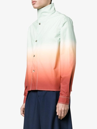 Shop Jw Anderson Standing Collar Buttoned Jacket