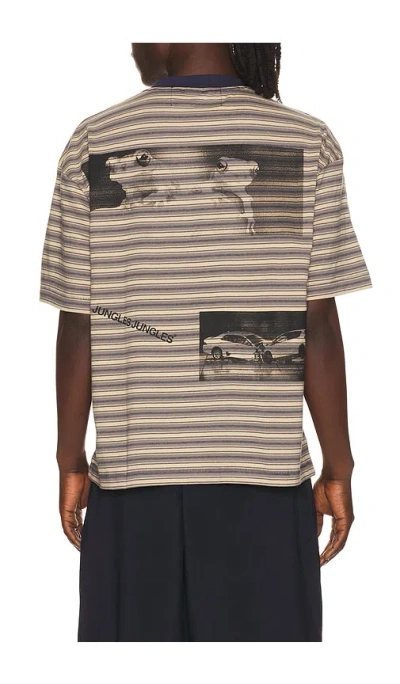 Jungles Togetherness Stripe Tee In Multi