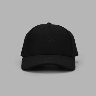 Blvck Woven Cap In Black