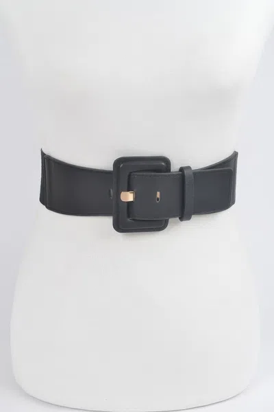 Fashnzfab Hot Fix Plus Size Stretch Belt In Blue