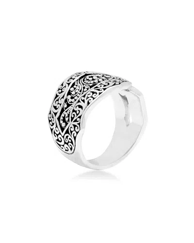 Lois Hill Silver Ring In Orange