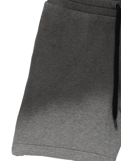 Moschino Gradient-effect Shorts In Gray
