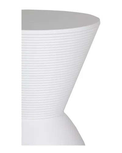 Pangea Home Dango Side Table In White