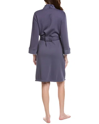 Natori Edit Nova Brushed Knit Robe In Blue