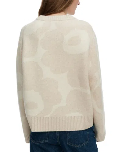 Marimekko Rws Virtaus Unikko Pullover In White