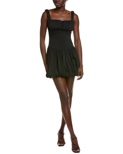 Ipponelli Gathered Corset Mini Dress In Black