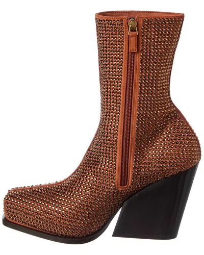 Stella Mccartney Cowboy Crystal Boot In Multi