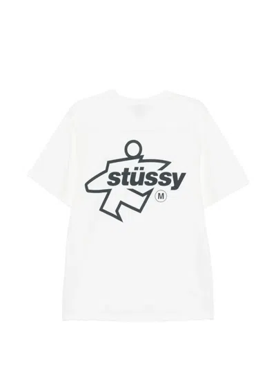 Stussy Logo T-shirt In White