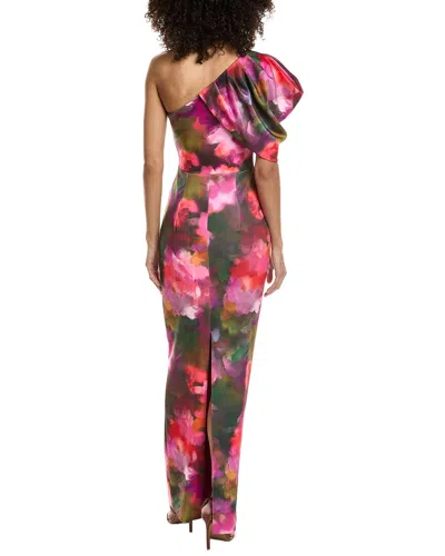 Black Halo Egan Gown In Multi