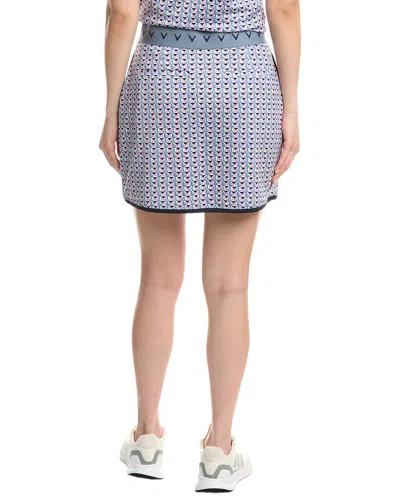 Callaway Chevron Geometric Wrap Golf Skort In Blue