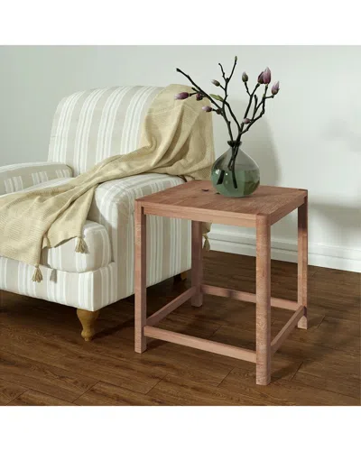 Lr Home Rayle Modern Side Table In Brown