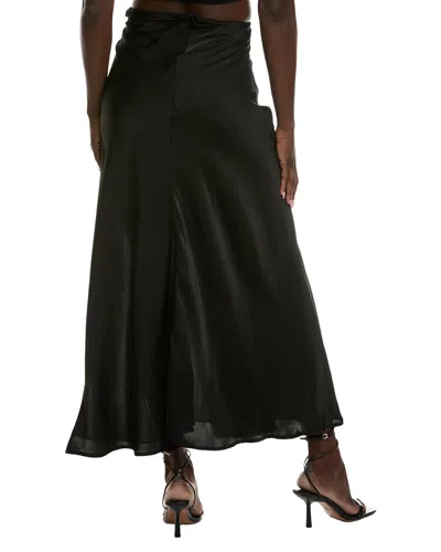Bardot Dylan Split Front Maxi Skirt In Black