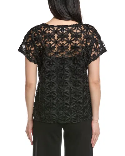 Anne Klein Bateau Dolman Pullover In Black