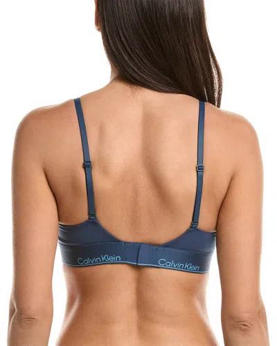 Calvin Klein Lightly Lined Triangle Bra In White