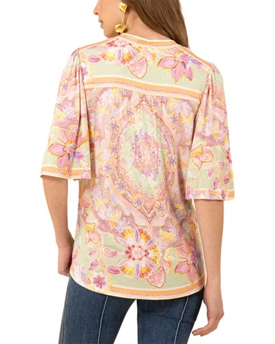 Hale Bob Kaitlyn Blouse In Pink