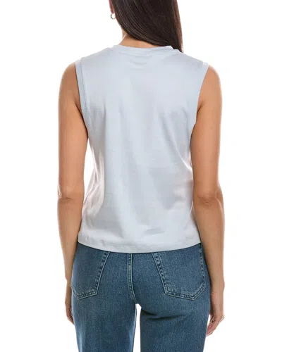Vince Easy Shell Pullover In Blue