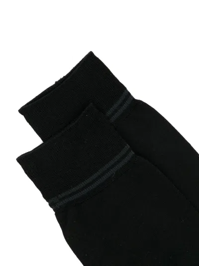 Zegna Smooth Socks In Black