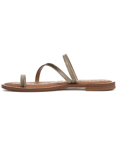 Sam Edelman Harlyn Toe Loop Slide Sandal In Brown