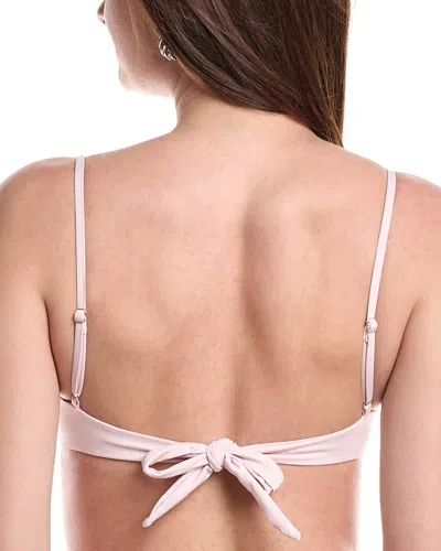 Weworewhat Full Coverage Underwire Bikini Top In Pink