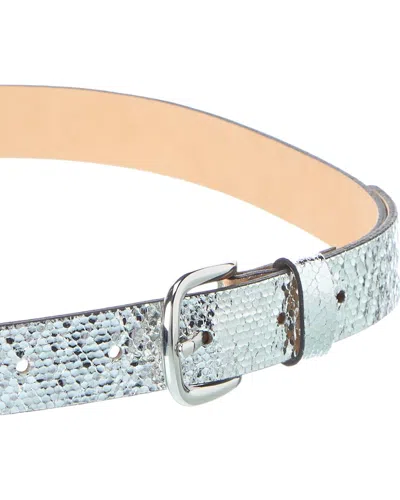 Isabel Marant Leather Belt In Gray
