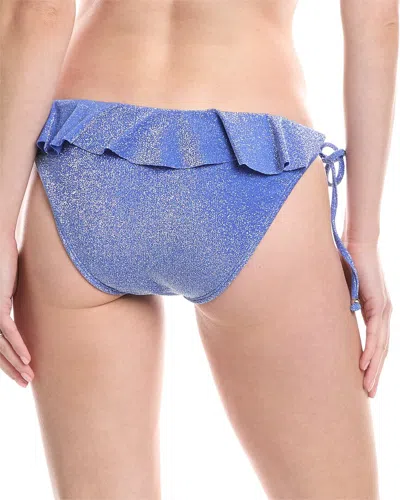 Shoshanna String Ruffle Bikini Bottom In Multi