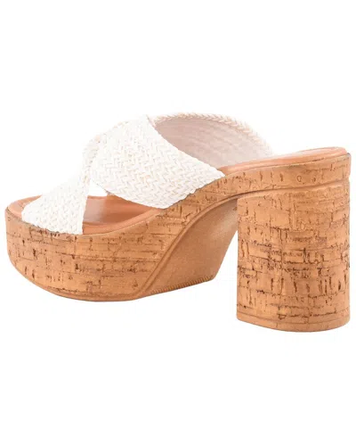 Seychelles Adorned Platform Sandal In White