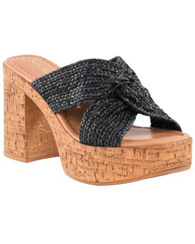 Seychelles Adorned Platform Sandal In Black