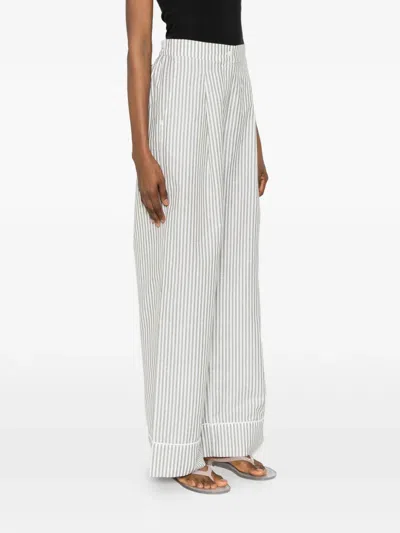 Riviera® Striped-pattern Pants In Blue