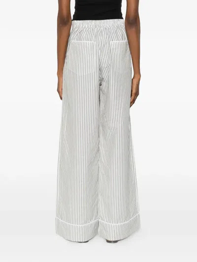 Riviera® Striped-pattern Pants In Blue