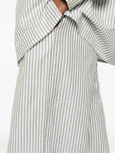 Riviera® Striped-pattern Pants In Blue