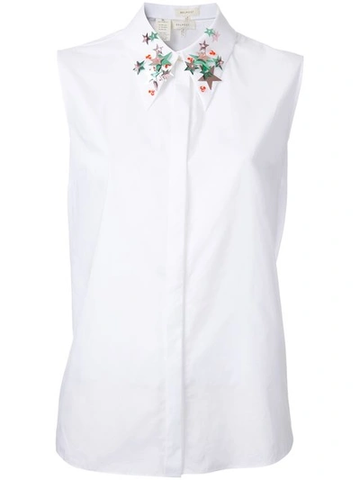 Delpozo Embroidered Collar Shirt