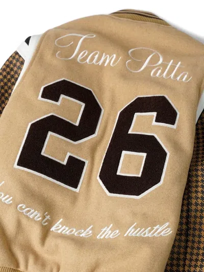 Patta Athletic P Houndstooth-pattern Jacket In Multi