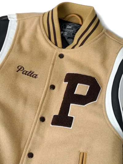 Patta Athletic P Houndstooth-pattern Jacket In Multi