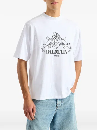 Balmain Vine T-shirt In White