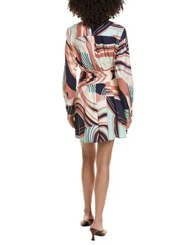Hutch Cotton Okin Stretch Poplin Mini Shirt Dress In Multi