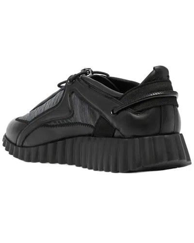 Ferragamo Pixie Toggle-fastening Sneakers In Black